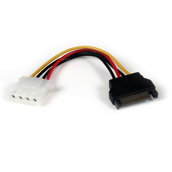 STARTECH CABLE ALIMENTACION 15CM ADAPTADOR MOLEX L